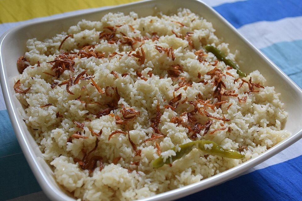 No Onion Garlic Pulao